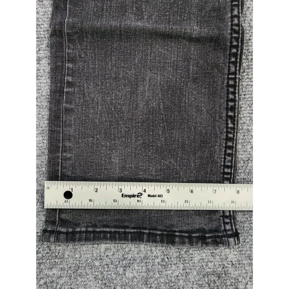 BKE Aiden 30x32 Straight Leg Stretch Jeans in a washed black/charcoal denim